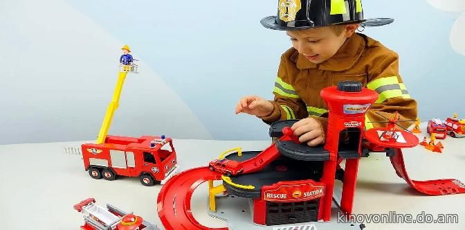Пожарные Машинки Все серии подряд. Пожарная часть Лего и Пожарный Даник. Видео для детей